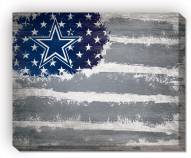 Dallas Cowboys 16" x 20" Flag Canvas Print