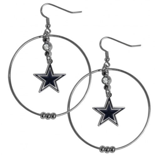 Dallas Cowboys 2&quot; Hoop Earrings