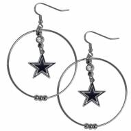 Dallas Cowboys 2" Hoop Earrings