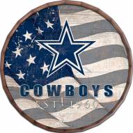 Dallas Cowboys 24" Flag Barrel Top
