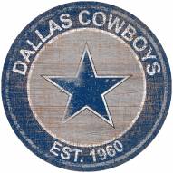 Dallas Cowboys 24" Heritage Logo Round Sign
