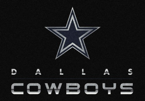 Dallas Cowboys 4' x 6' NFL Chrome Area Rug