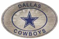 Dallas Cowboys 46" Heritage Logo Oval Sign