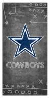 Dallas Cowboys 6" x 12" Chalk Playbook Sign