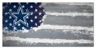 Dallas Cowboys 6" x 12" Flag Sign