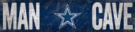 Dallas Cowboys 6" x 24" Man Cave Sign