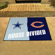 Dallas Cowboys/Chicago Bears House Divided Mat