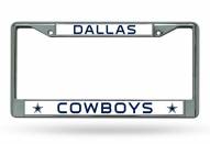 Dallas Cowboys Chrome License Plate Frame