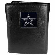 Dallas Cowboys Deluxe Leather Tri-fold Wallet in Gift Box