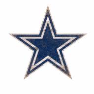 Dallas Cowboys Distressed Logo Cutout Sign