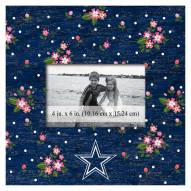 Dallas Cowboys Floral 10" x 10" Picture Frame