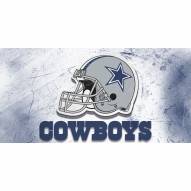 Dallas Cowboys Glass Wall Art Helmet