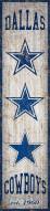Dallas Cowboys Heritage Banner Vertical Sign