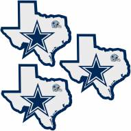 Dallas Cowboys Home State Decal - 3 Pack