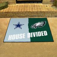 Dallas Cowboys/Philadelphia Eagles House Divided Mat