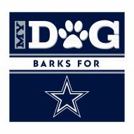 Dallas Cowboys My Dog Barks Navy Wall Art