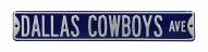 Dallas Cowboys Navy Street Sign