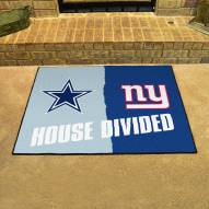Dallas Cowboys/New York Giants House Divided Mat