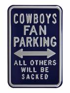 Dallas Cowboys NFL Authentic Parking Sign