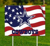 Dallas Cowboys Patriotic Yard Sign