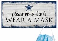Dallas Cowboys Please Wear Your Mask Sign