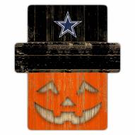 Dallas Cowboys Pumpkin Cutout with Stake