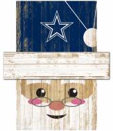Dallas Cowboys Santa Head Sign