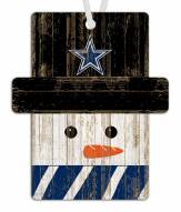 Dallas Cowboys Snowman Ornament