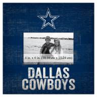 Dallas Cowboys Team Name 10" x 10" Picture Frame