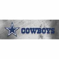 Dallas Cowboys Glass Wall Art Team Name
