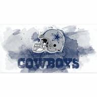 Dallas Cowboys Glass Wall Art Watercolor