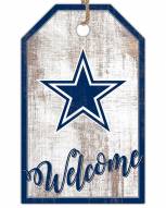 Dallas Cowboys Welcome Team Tag 11" x 19" Sign