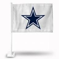 Dallas Cowboys White Car Flag