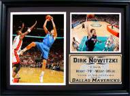 Dallas Mavericks 12" x 18" Dirk Nowitzki Photo Stat Frame
