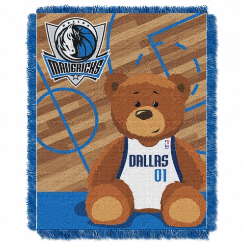 Dallas Mavericks Half Court Baby Blanket
