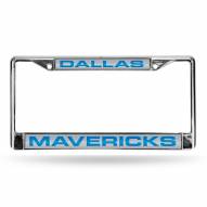 Dallas Mavericks Laser Chrome License Plate Frame