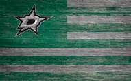 Dallas Stars 11" x 19" Distressed Flag Sign