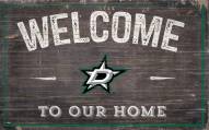 Dallas Stars 11" x 19" Welcome to Our Home Sign