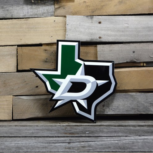 Dallas Stars 12&quot; Steel Logo Sign