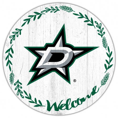 Dallas Stars 12&quot; Welcome Circle Sign