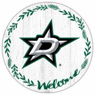 Dallas Stars 12" Welcome Circle Sign