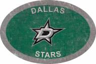Dallas Stars 46" Team Color Oval Sign