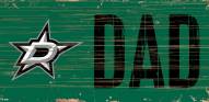 Dallas Stars 6" x 12" Dad Sign