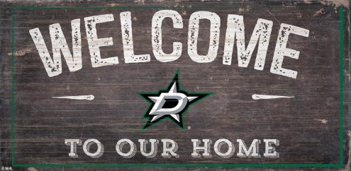 Dallas Stars 6&quot; x 12&quot; Welcome Sign