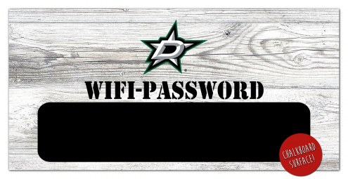 Dallas Stars 6&quot; x 12&quot; Wifi Password Sign