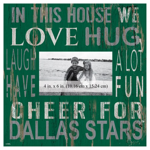 Dallas Stars In This House 10&quot; x 10&quot; Picture Frame