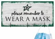 Dallas Stars Please Wear Your Mask Sign