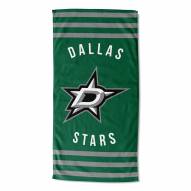 Dallas Stars Stripes Beach Towel