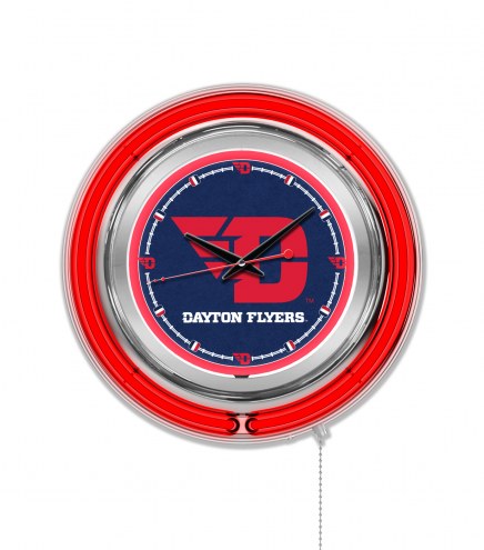 Dayton Flyers Neon Clock