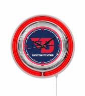 Dayton Flyers Neon Clock